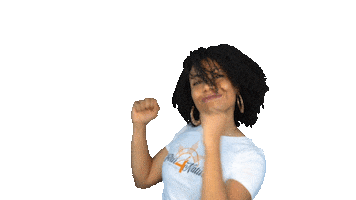 Happy Hair Sticker by Shalita Grant