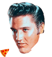 Elvis Presley Love Sticker by Anne Horel