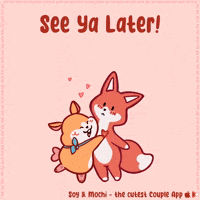 See Ya Hug GIF by SoyandMochi