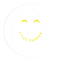 bananasplitdesign happy cool friends face Sticker