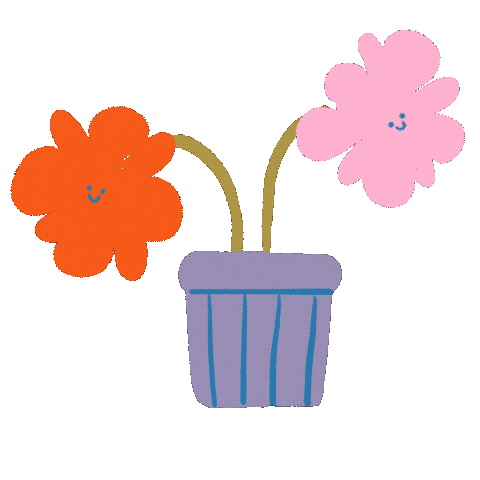 Fatomale giphyupload happy smile flowers Sticker