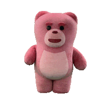 Pink Bear Sticker