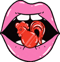candypoplt kiss sweet yummy eating Sticker