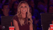 Heidi Klum Kiss GIF by America's Got Talent