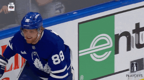 Happy Toronto Maple Leafs GIF by NHL
