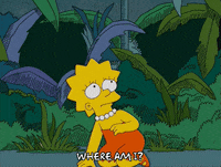 scared lisa simpson GIF