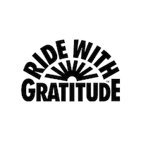 BikeBorderlands gratitude mountain bike borderlands mountain biking Sticker