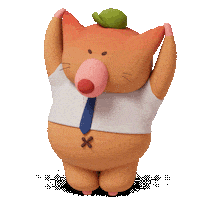 dudadu_official animation cartoon sticker mad Sticker