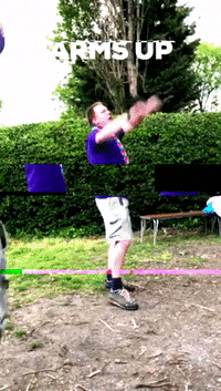 SouthLondonScouts arms up wrists together GIF