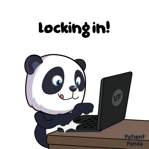 Locked In Panda GIF by VeeFriends