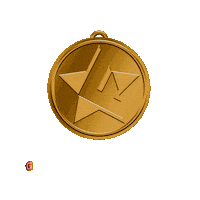 Gold Medal Win Sticker by Die Finals