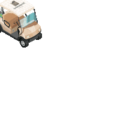 Golf Buggy Sticker by Los Naranjos GC