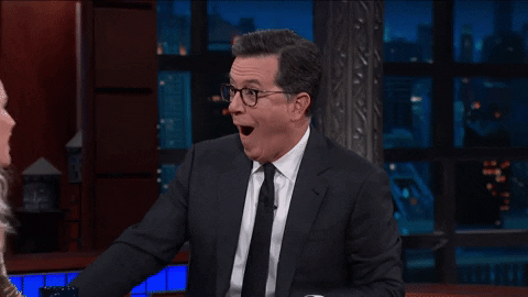Jennifer Lawrence Omg GIF by The Late Show With Stephen Colbert