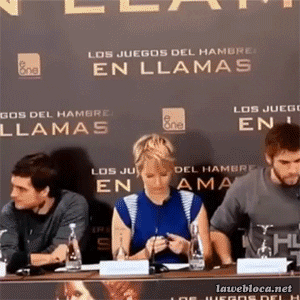 jennifer lawrence conference GIF