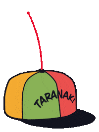 Hat Aotearoa Sticker by Taranaki NZ