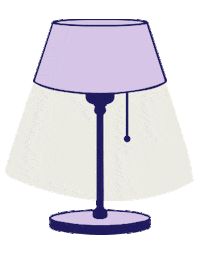 Tired Lights Out Sticker by Purple