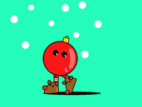 jessf72 christmas snow cozy ornament GIF