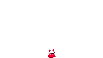 Red Crab Animation Sticker by youmotion.com