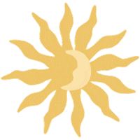 Sun Moon Sticker