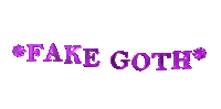 text goth Sticker by mess