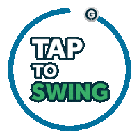 GOLFNL golf swing golfing golfswing Sticker
