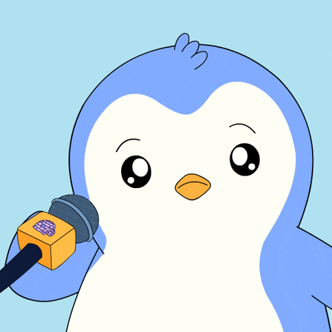 Penguin Mic Drop GIF by Pudgy Penguins