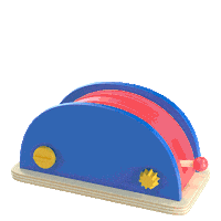 Cl Toaster Sticker by Black Math