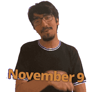 November 9 Sticker