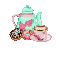 Cafe Pastel Sticker
