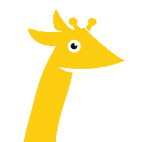 Giraffe Diapers Sticker