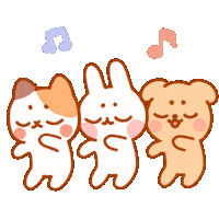 pocketpeaches dance music cute dancing Sticker