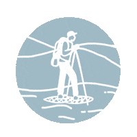 Snowshoe Sticker by Chilowé