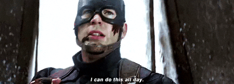 kmoran captain america i can do this all day captsin anerica GIF