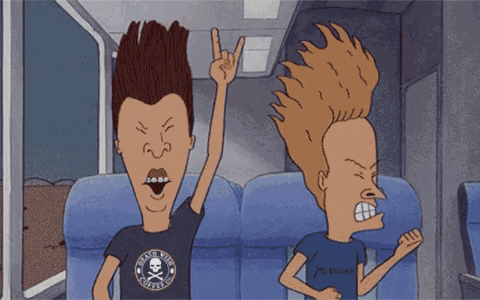 deathwishcoffee giphygifmaker coffee beavis and butthead beavis GIF