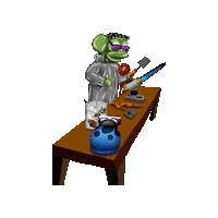 Fire Monkey Sticker by Armada Glass Company