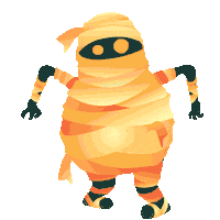 Halloween Mummy Sticker by CapstonePub