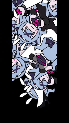 M0NS_Draw giphyupload dance animation clown GIF