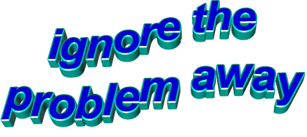 take it easy ignore the problem away Sticker by AnimatedText