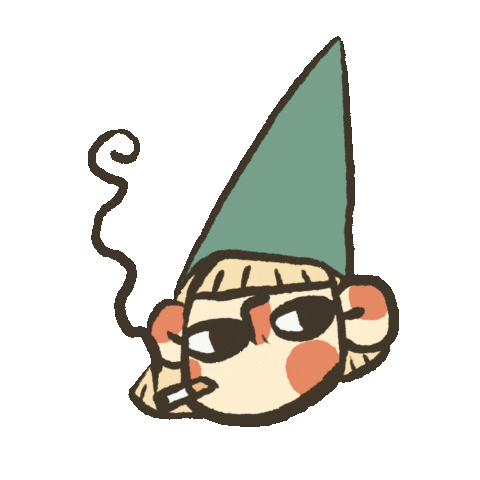 anicanislupus girl woman face smoke Sticker