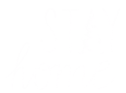 Corona Stay Home Sticker by Daniela Nachtigall