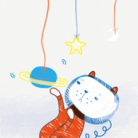 bored white cat GIF by Rincoronki