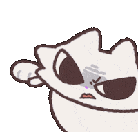 Cat Punch Sticker