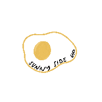 josiebivens yellow egg josie sunnysideup Sticker