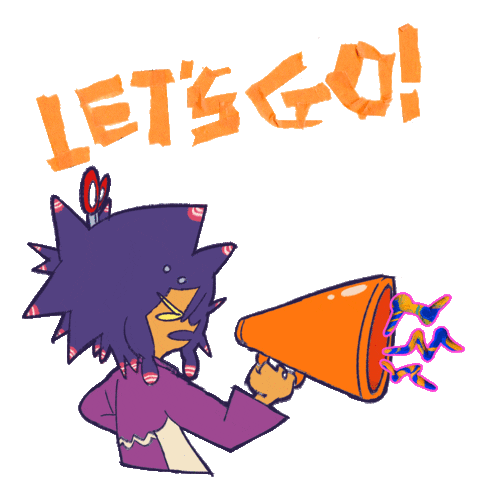 Lets Go Sticker