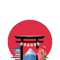 Illustration Travel Sticker by MBPresents