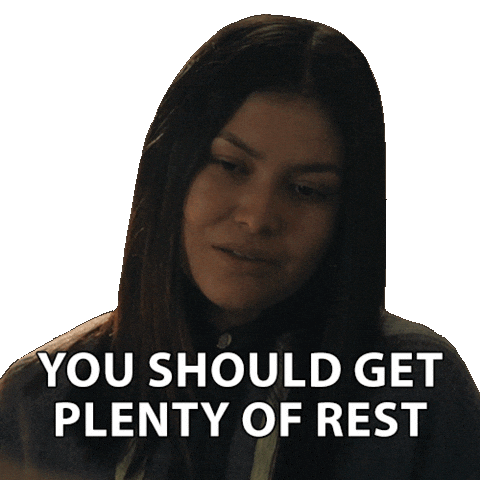 Take It Easy Get Some Rest Sticker by NETFLIX