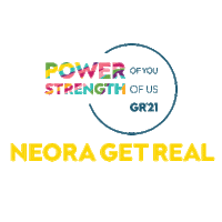 Get Real Sticker by Neora