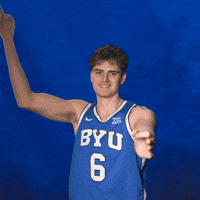 Byu Basketball Celebration GIF by BYU Cougars