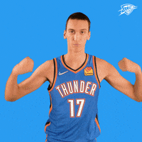Oklahoma City Flex GIF by OKC Thunder