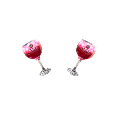 pink gin Sticker